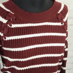 Burgundy Knit Sweater